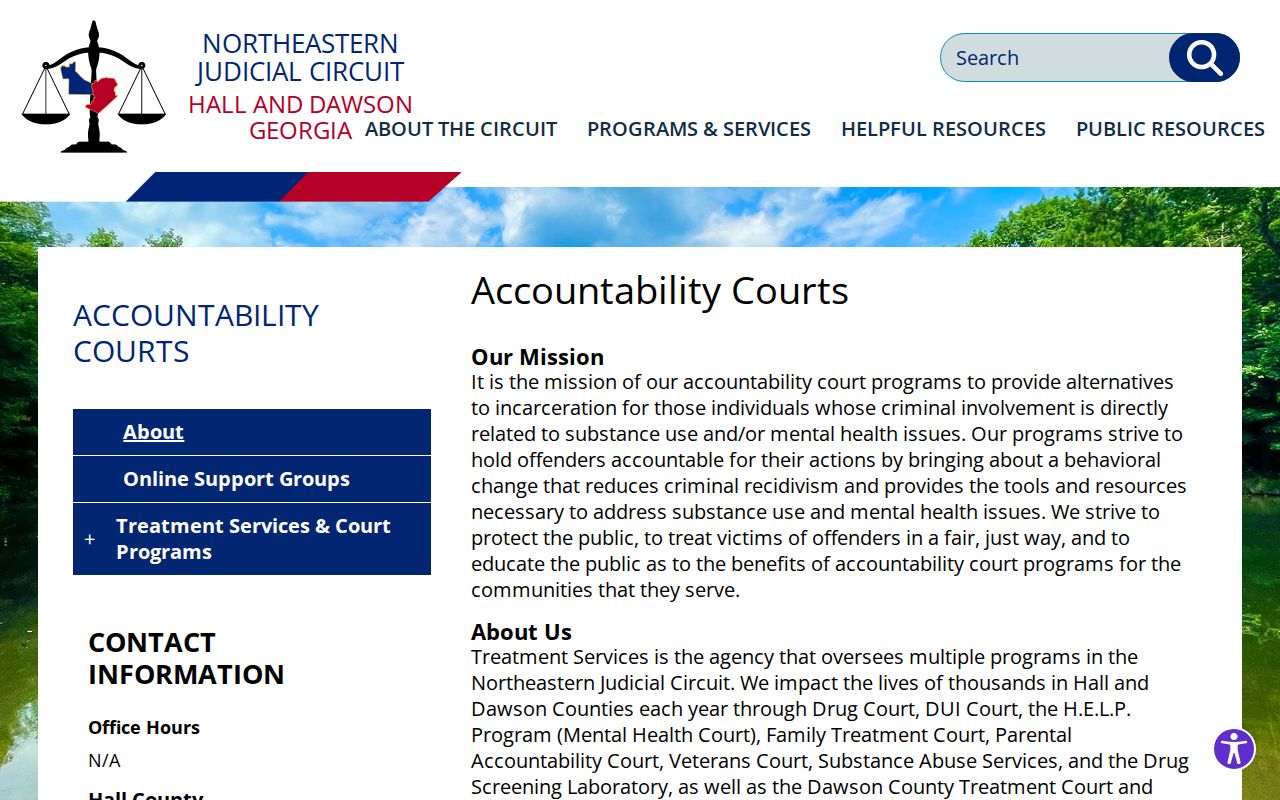 Northeastern Judicial Circuit accountability court boundary for Oakwood cases
